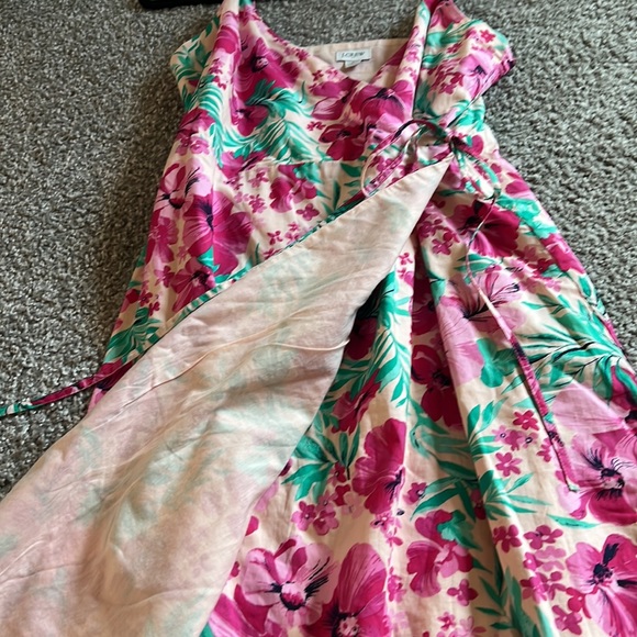Beautiful J. Crew floral wrap dress size 6 - Picture 11 of 16